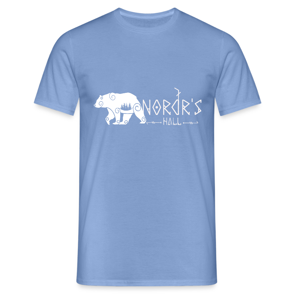 T-shirt Homme ours polaire - carolina blue