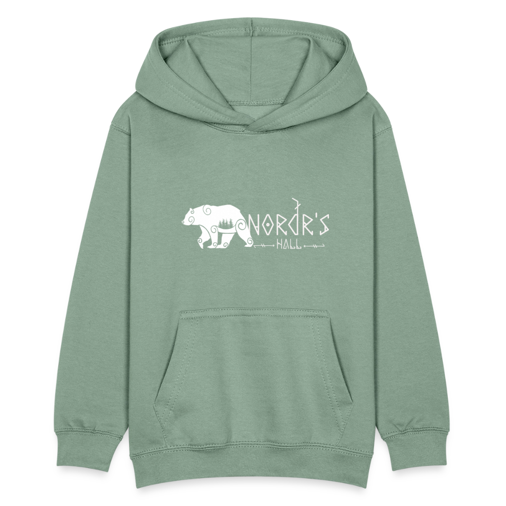 Sweat à capuche Enfant - vert-de-gris