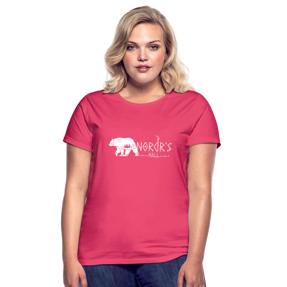 T-shirt Femme ours polaire - rose azalée
