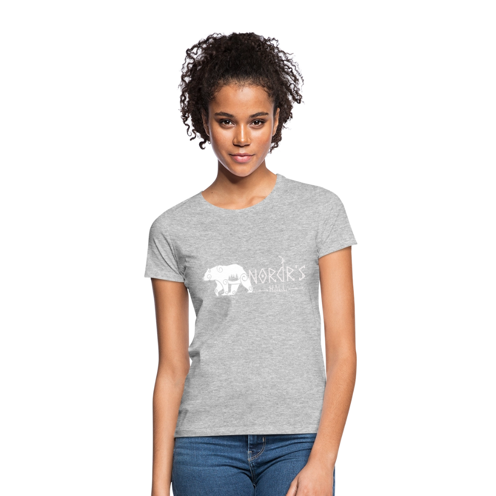 T-shirt Femme ours polaire - gris chiné