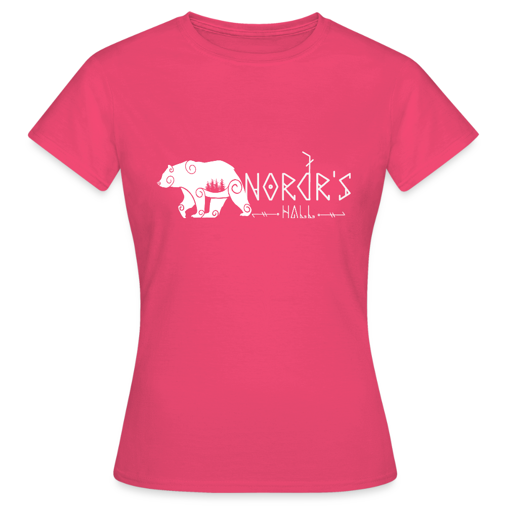 T-shirt Femme ours polaire - rose azalée