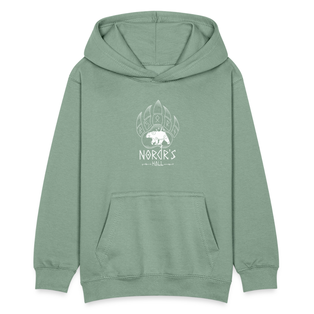 Sweat à capuche Enfant - vert-de-gris