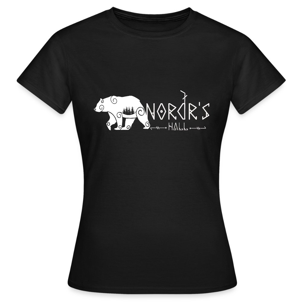 T-shirt Femme ours polaire - noir