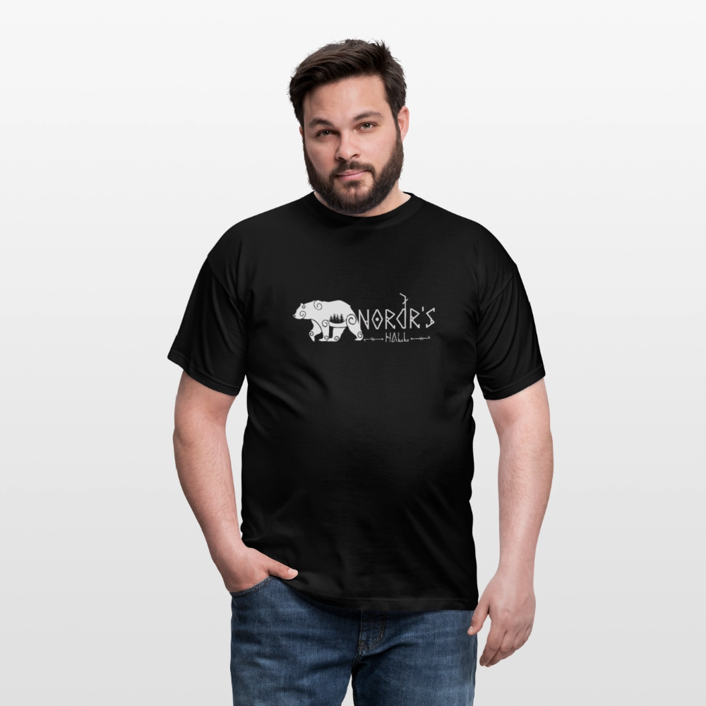 T-shirt Homme ours polaire - noir