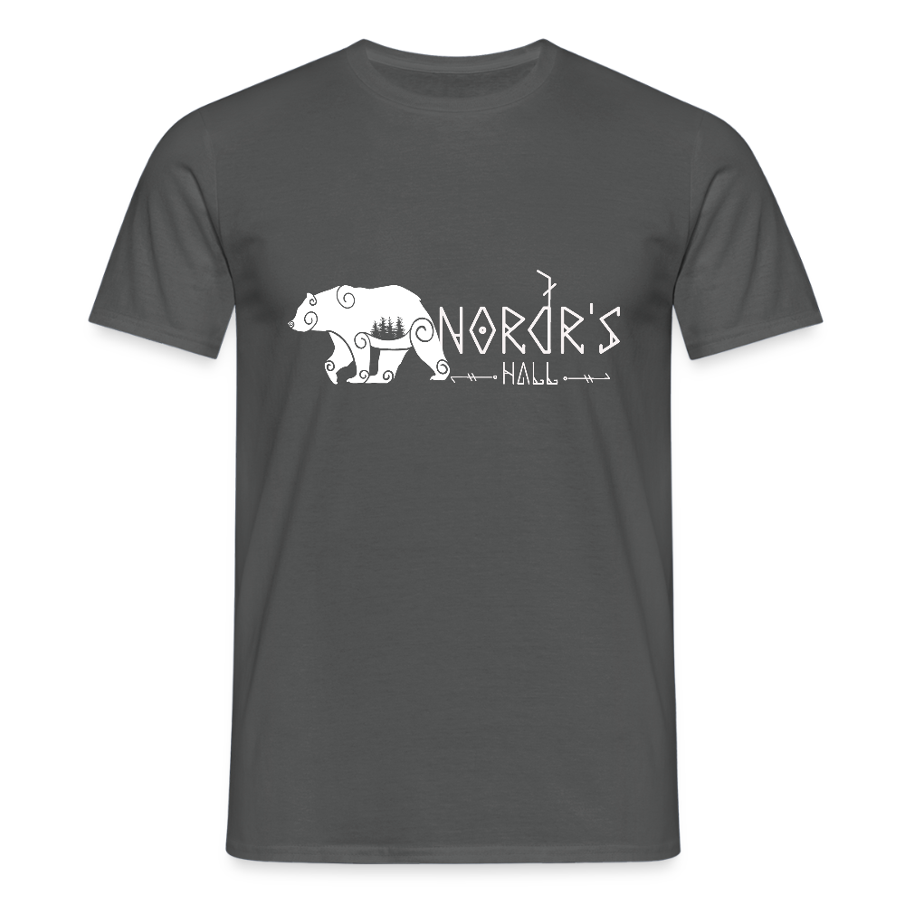 T-shirt Homme ours polaire - charbon