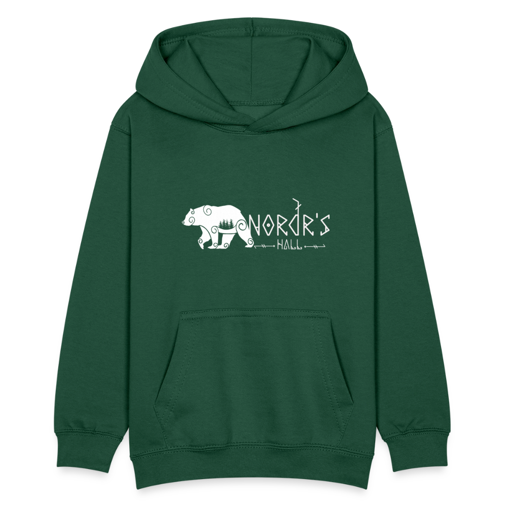Sweat à capuche Enfant - vert bouteille