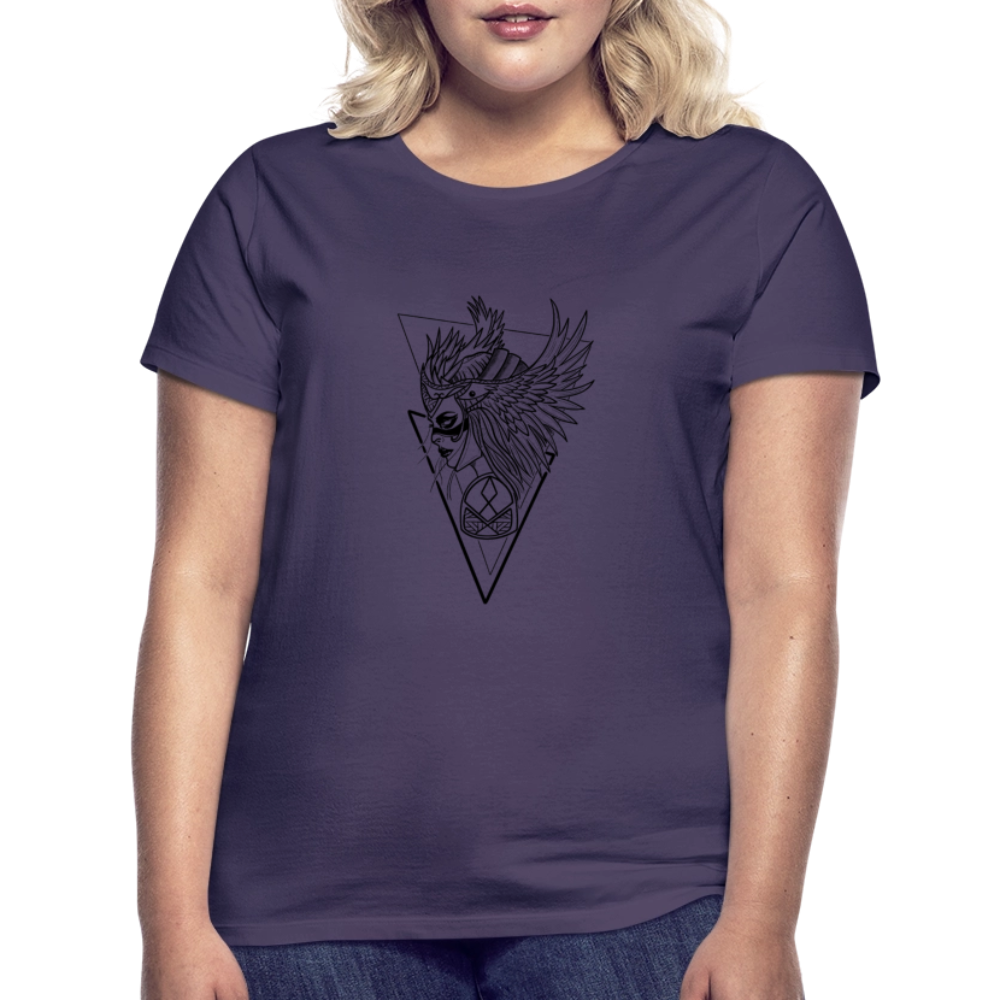 T-shirt Femme - violet foncé