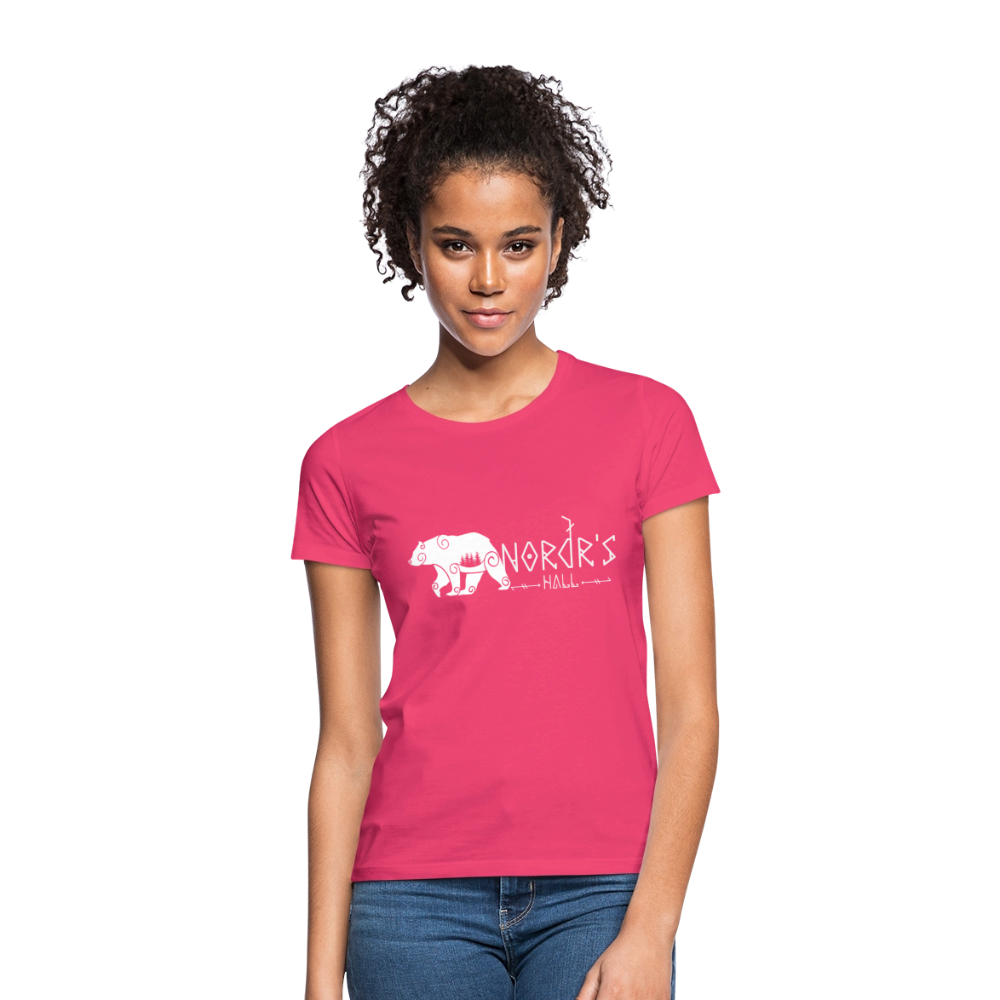 T-shirt Femme ours polaire - rose azalée