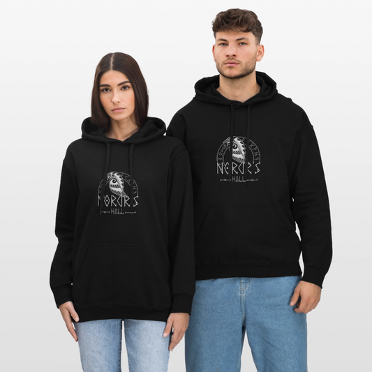Sweat à capuche unisex - noir