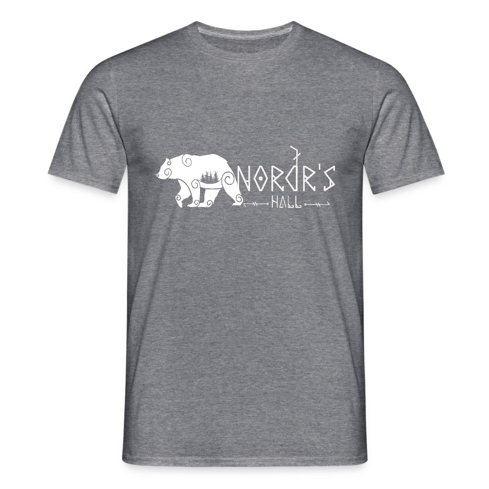 T-shirt Homme ours polaire - graphite chiné