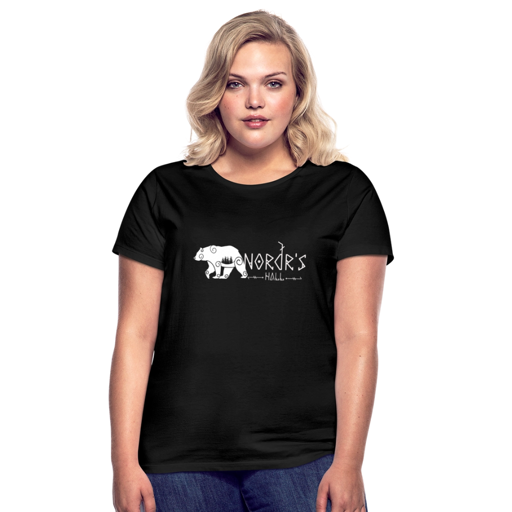 T-shirt Femme ours polaire - noir