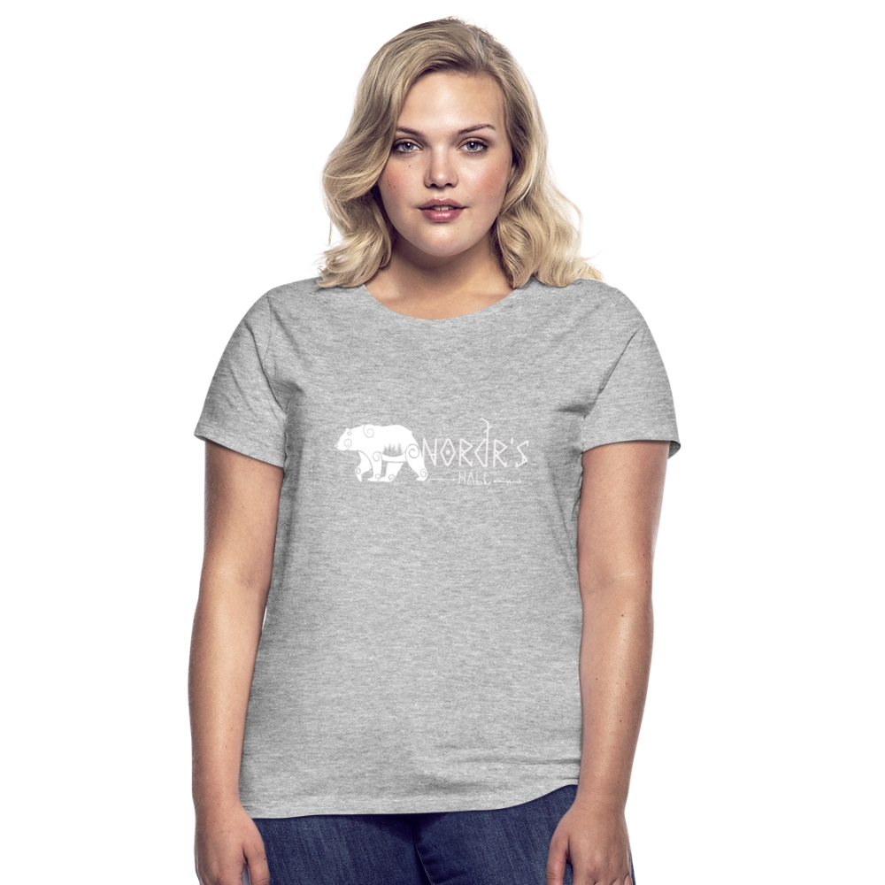 T-shirt Femme ours polaire - gris chiné