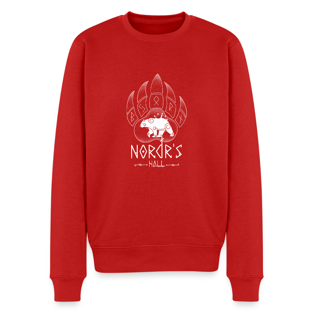 Sweat ras-du-cou Premium Homme - rouge