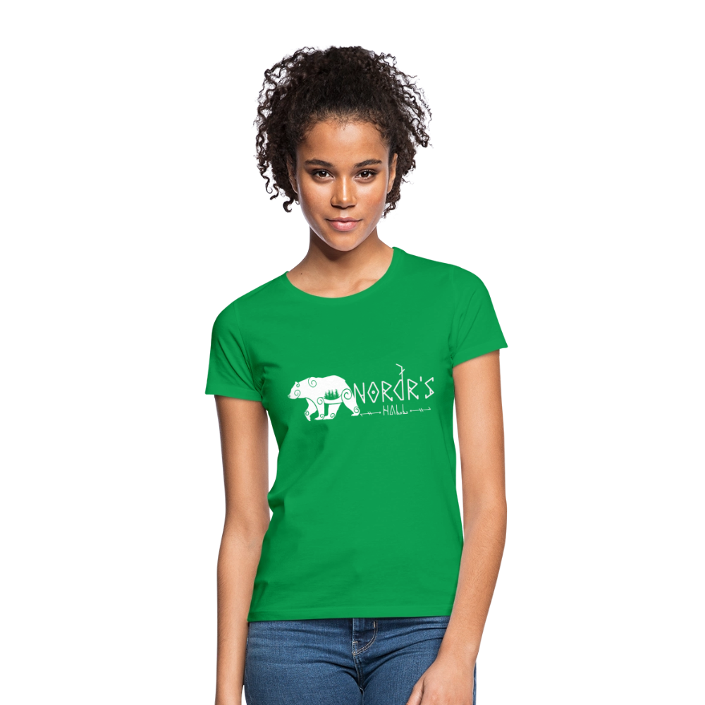T-shirt Femme ours polaire - vert