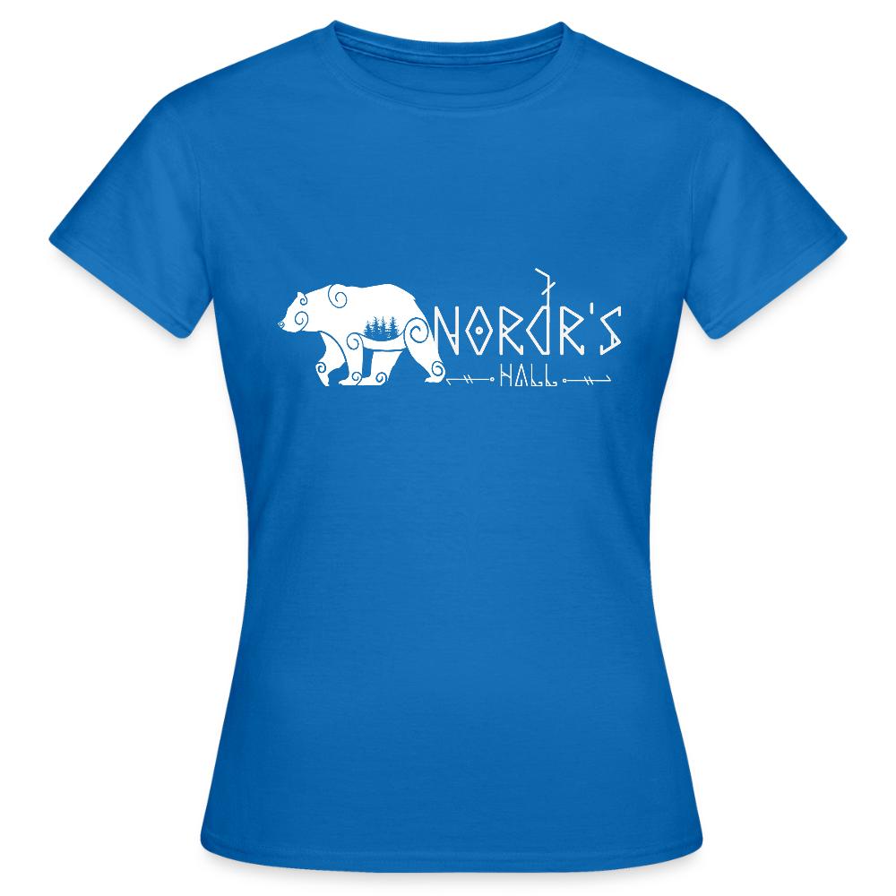 T-shirt Femme ours polaire - bleu royal