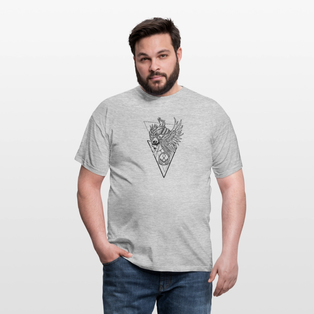 T-shirt Homme - gris chiné
