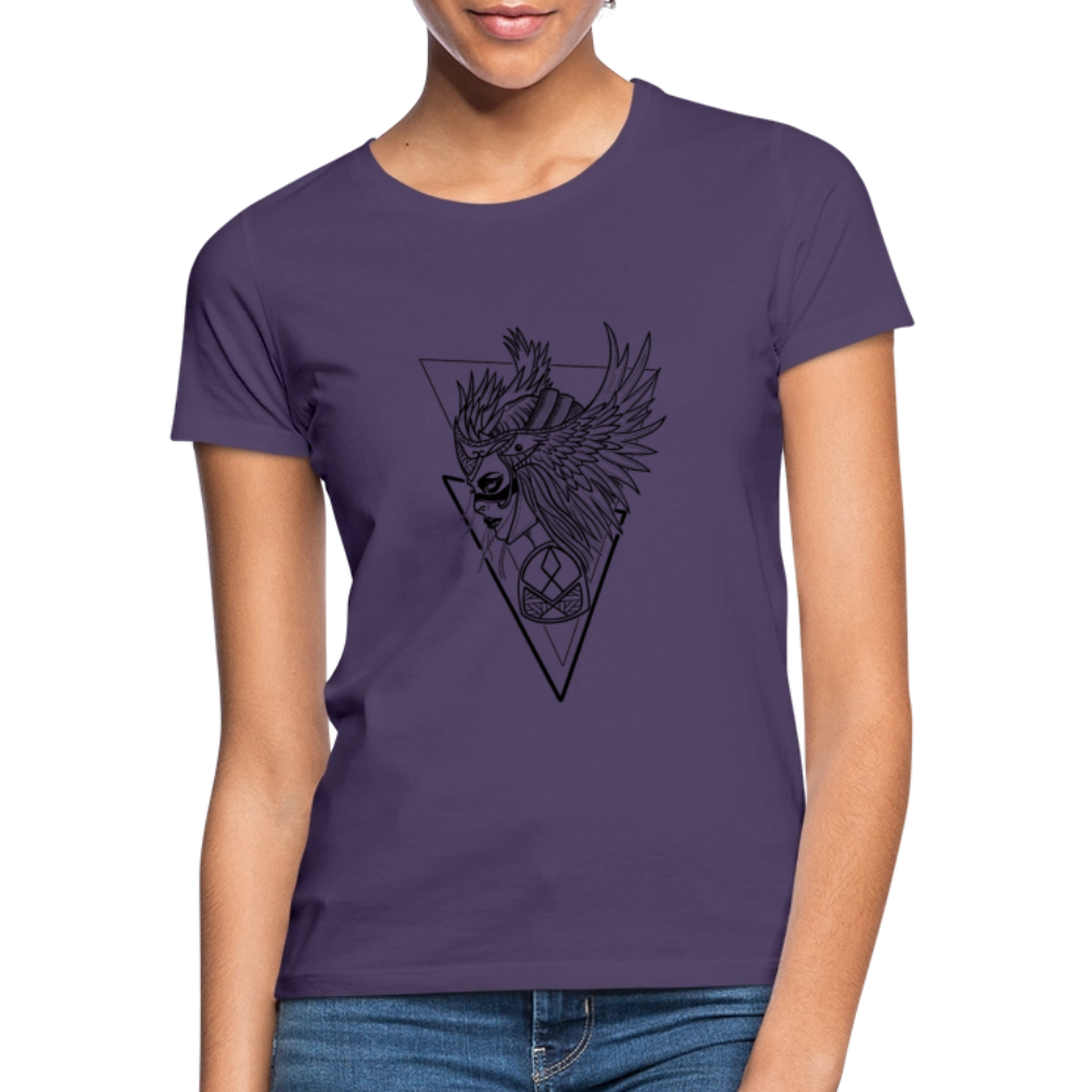 T-shirt Femme - violet foncé