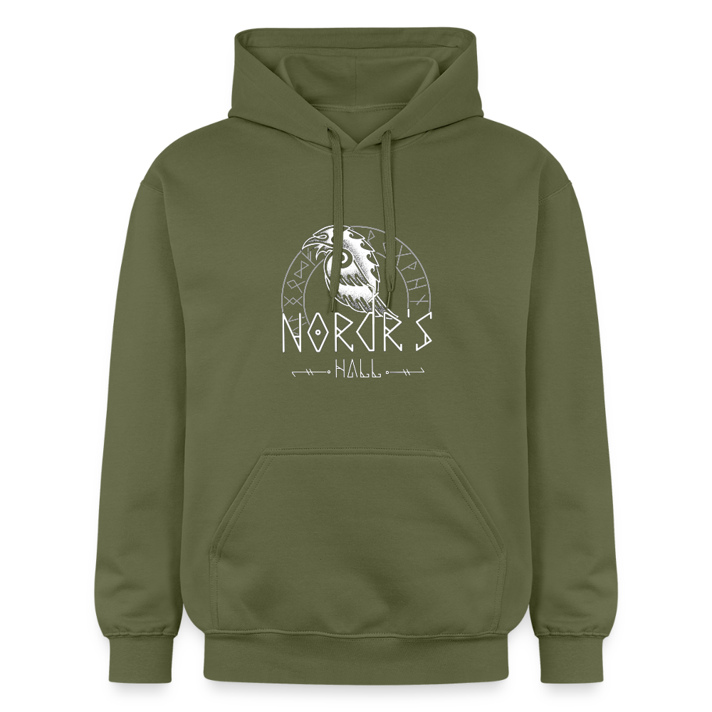 Sweat à capuche unisex - vert militaire
