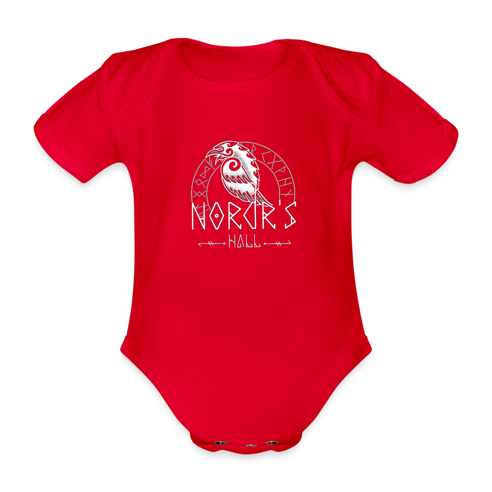 Body Bébé bio manches courtes - rouge