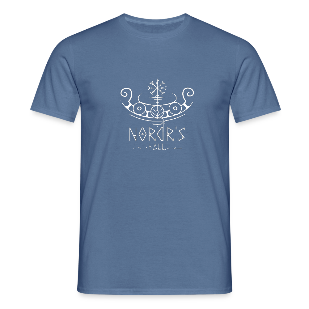 T-shirt Homme - bleu pigeon 