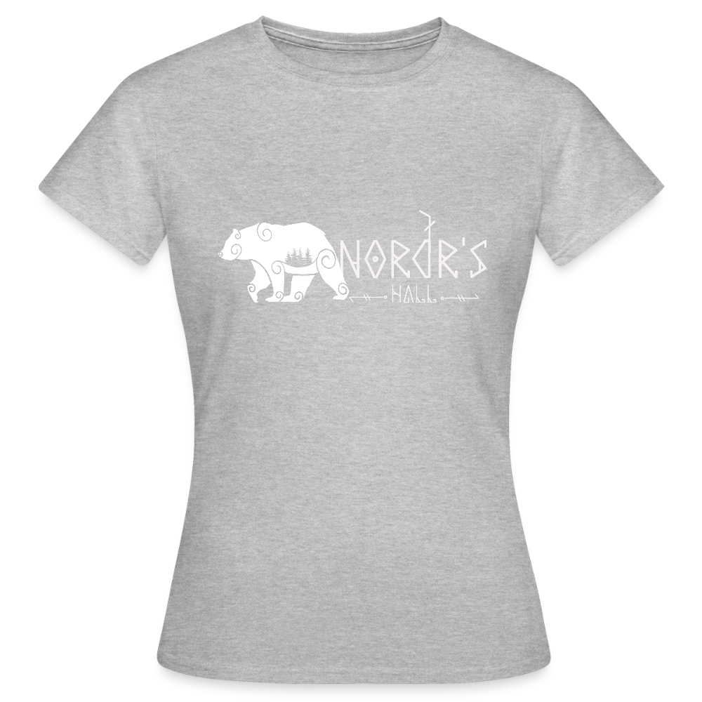 T-shirt Femme ours polaire - gris chiné