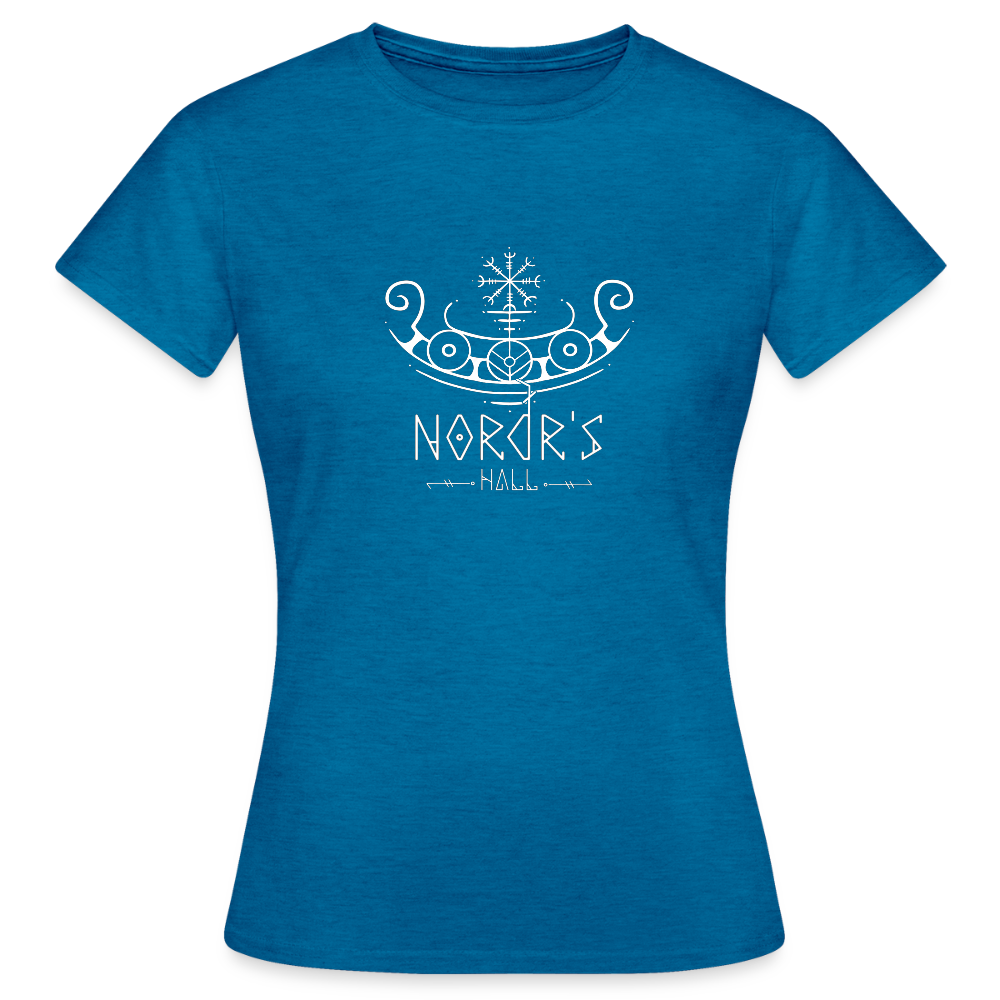 T-shirt Femme - bleu saphir antique chiné