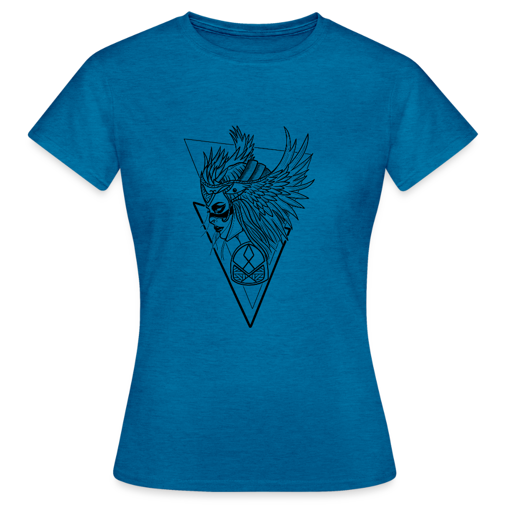 T-shirt Femme - bleu saphir antique chiné