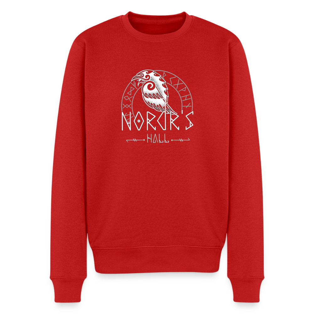 Sweat ras-du-cou Premium Homme - rouge