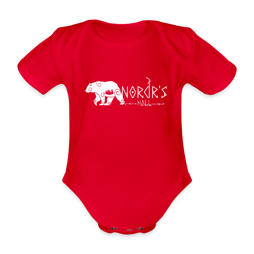 Body Bébé bio manches courtes - rouge