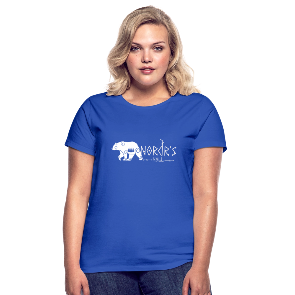 T-shirt Femme ours polaire - bleu royal