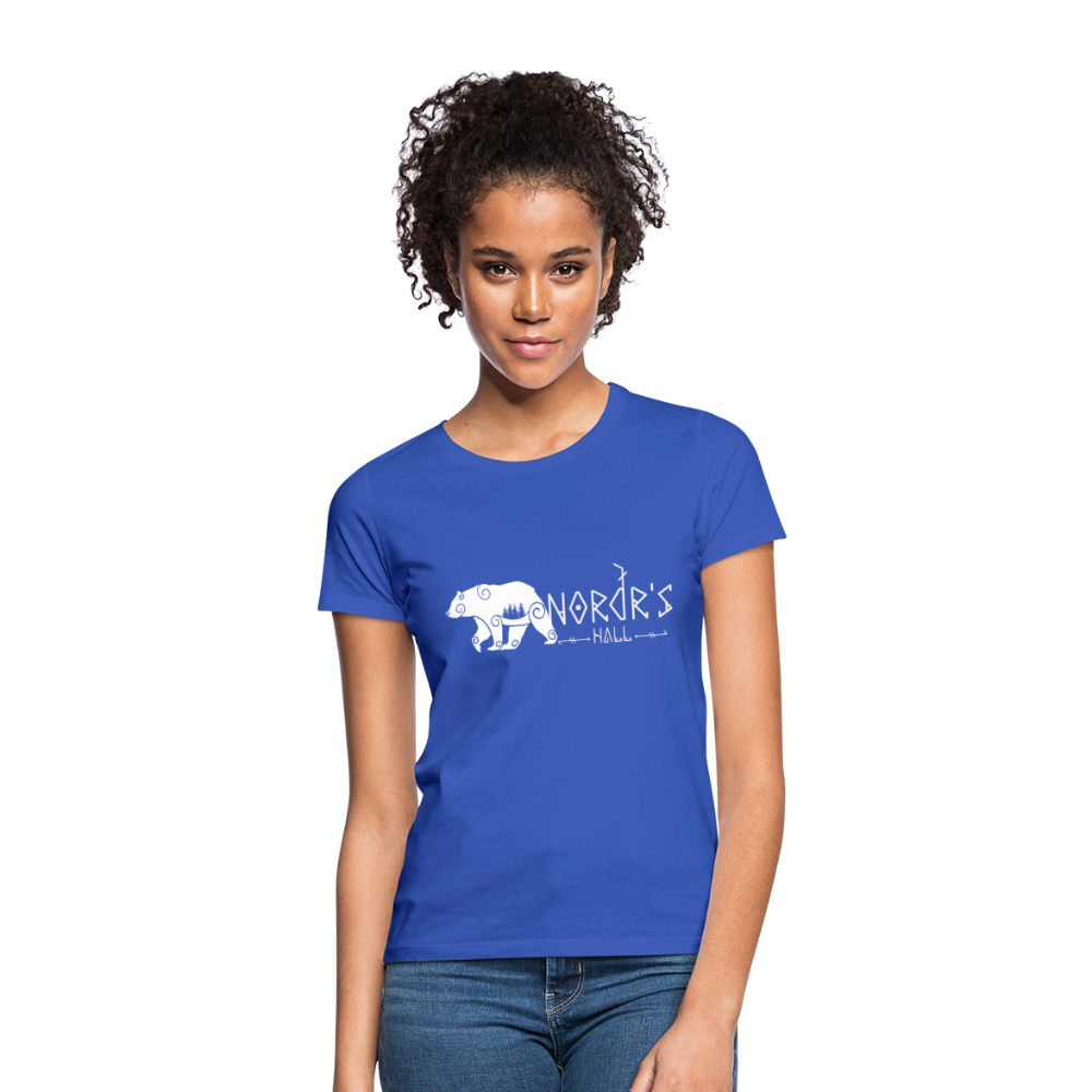 T-shirt Femme ours polaire - bleu royal
