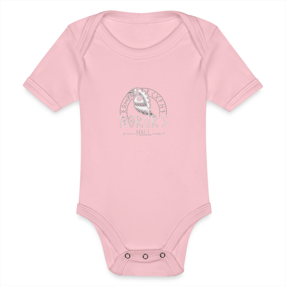 Body Bébé bio manches courtes - rose clair