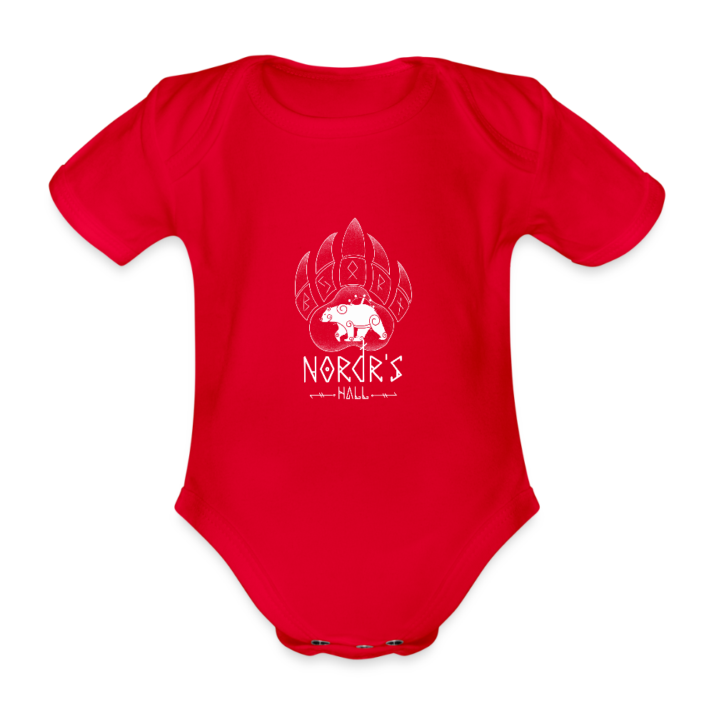 Body Bébé bio manches courtes - rouge