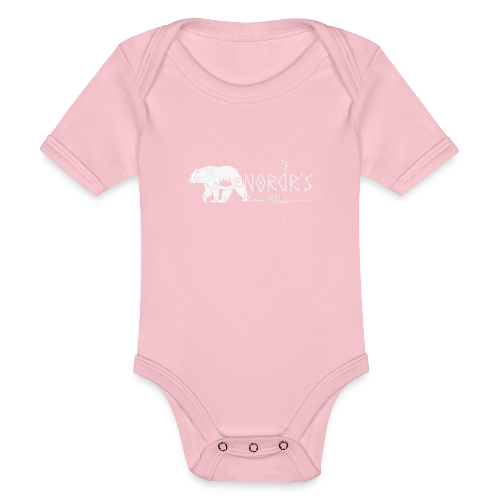 Body Bébé bio manches courtes - rose clair
