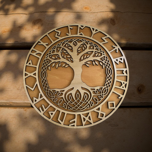 Yggdrasil et ses runes